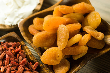 Mix of dried fruits and nuts