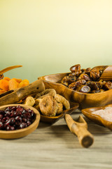 Mix of dried fruits and nuts
