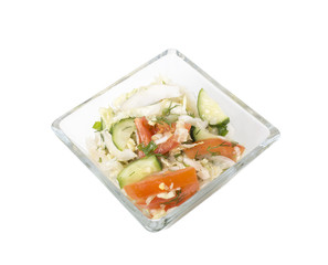 Fresh vegetarian salad.