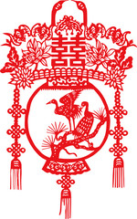 Traditional Chinese wedding stickers