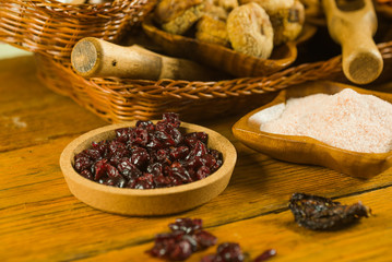 Mix of dried fruits and nuts