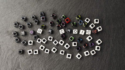 A word from the letters 