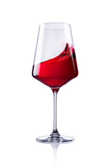 red wine glas