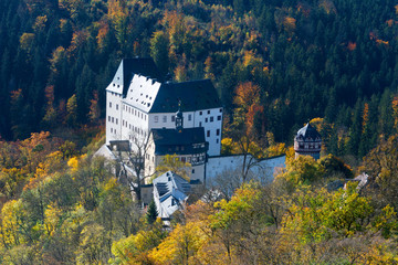 Schloss Burgk an der Saale,Thüringen, Deutschland