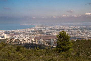 View on Haifa Bay from Mt. Carmel
