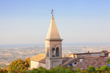bell tower in San Marino