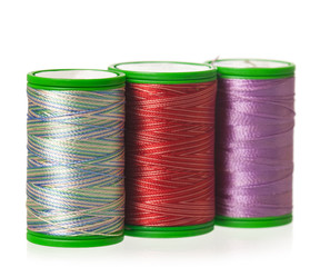 Colorful silk threads