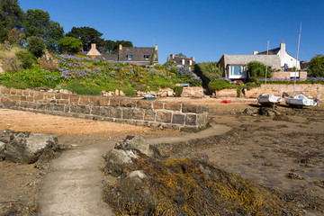 Marée basse sur l'île de Bréhat