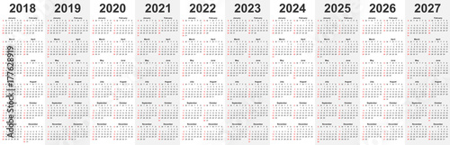 Calendar 2021 - 2025 : 2021 Illustrations and Clipart. 73 2021 royalty ...