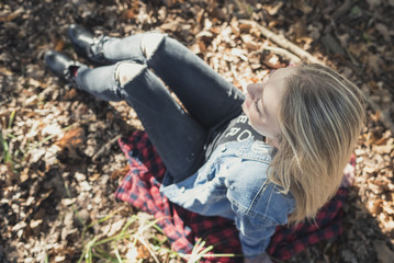 Denim in Forest