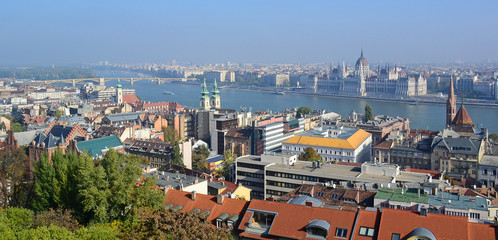 Fototapeta na wymiar View of Budapest city, Hungary