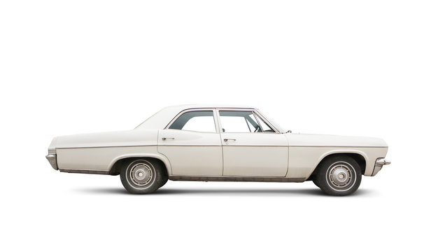 Fototapeta Classic American car. All logos removed.