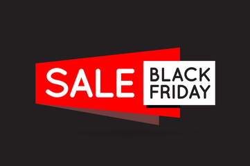 Black Friday Sale Sign Banner Poster ready for Web and Print. Vector. Super, Mega, Huge Sale with Special Offer