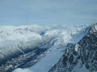 Fototapeta na wymiar Vallée Blanche