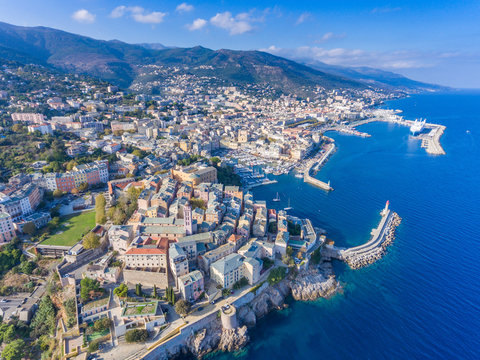 Bastia an der Ostküste von Korsika im Departement Haute-Corse