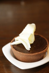  Dark chocolate ganache tart luxurious dessert treat