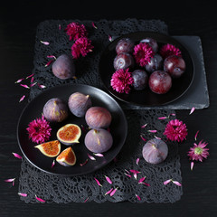 Figs and plums