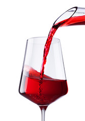 red wine glas