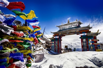 A view of 'Tawang' monastery, 'Arunachal Pradesh', North East India.