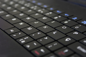 Close Up keyboard keys background