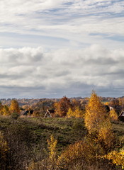 Fototapeta premium Autumn in the countryside