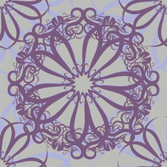 Seamless abstract floral pattern,mandala pattern