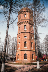 Water tower Zaraysk Moscow region Russia