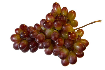 Ukrainian grapes on a clean white background