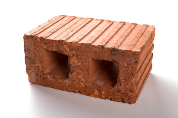 brick on a white background