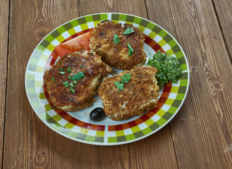 Fried carp in Romanian