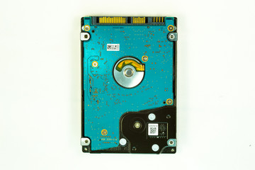 Fototapeta premium hard drive on white background
