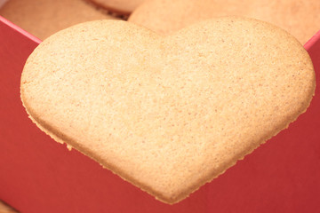 Heart shaped cookie