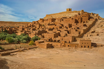 Morocco Ait Ben Haddou town world heritage