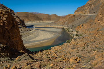 Fototapeta na wymiar Morocco atlas mountain ziz valley