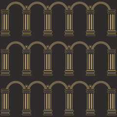 Seamless pattern with columns