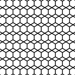 Grid vector. Hexagonal cell texture. Fashion geometric design. Graphic style for wallpaper, wrapping, fabric, apparel, print production. White background