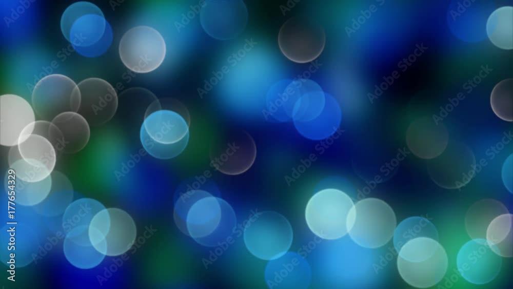 Canvas Prints blue bokeh background created by neon lights. 4k
