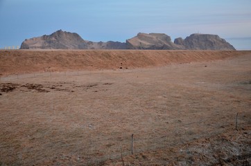 アイスランド　ウエストマン諸島　ヘイマイエイ島　スルスエイ島　世界遺産　火山　氷河　冬 iceland island winter vestmannaeyjar islands heimaey world heritage volcano glacier winter