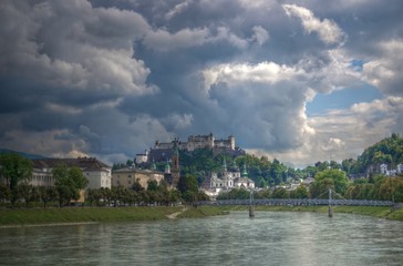 Obraz premium Salzburg Castle HDR