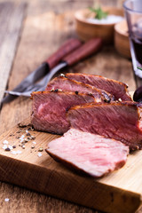 Delicious beef filet mignon