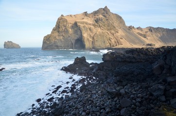 アイスランド　ウエストマン諸島　ヘイマイエイ島　スルスエイ島　世界遺産　火山　氷河　冬 iceland island winter vestmannaeyjar islands heimaey world heritage volcano glacier winter