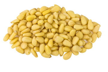 heap of shelled pine nuts