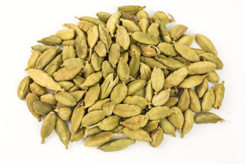 cardamom pods on a heap