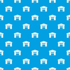 Garage pattern seamless blue