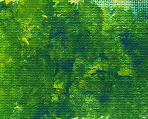 Green abstract acrylic background
