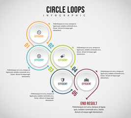 Circle Loops Infographic