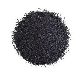 Heap of anthracite isolated