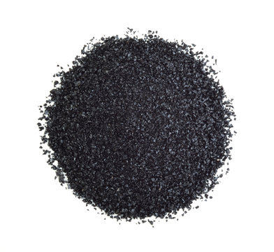 Heap of anthracite isolated