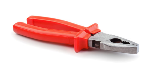 Fototapeta premium Flat nose pliers isolated