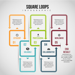 Square Loops Infographic